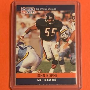 John Roper #56 1990 Pro Set Football Trading Card